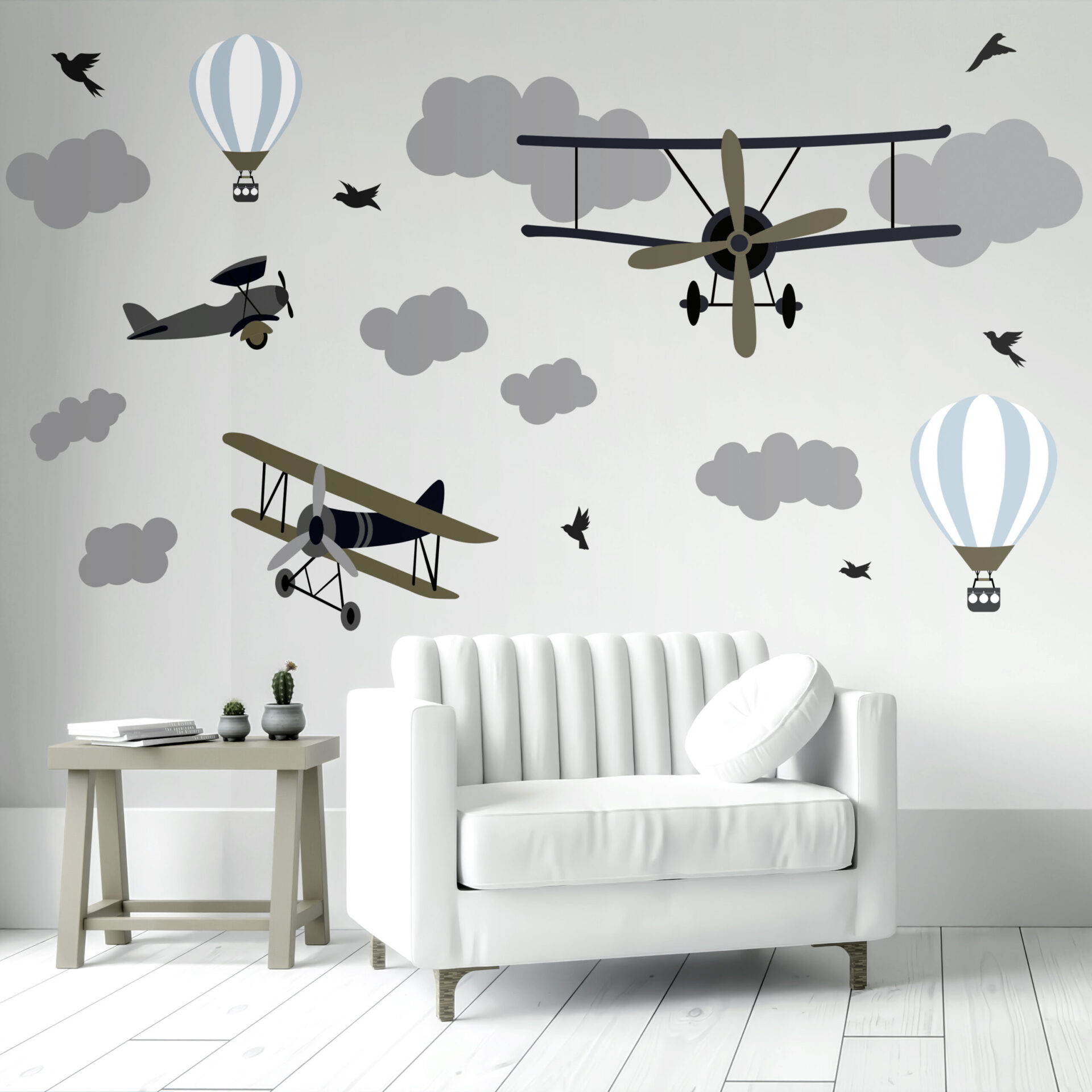 Vintage Airplanes - Wall Creations