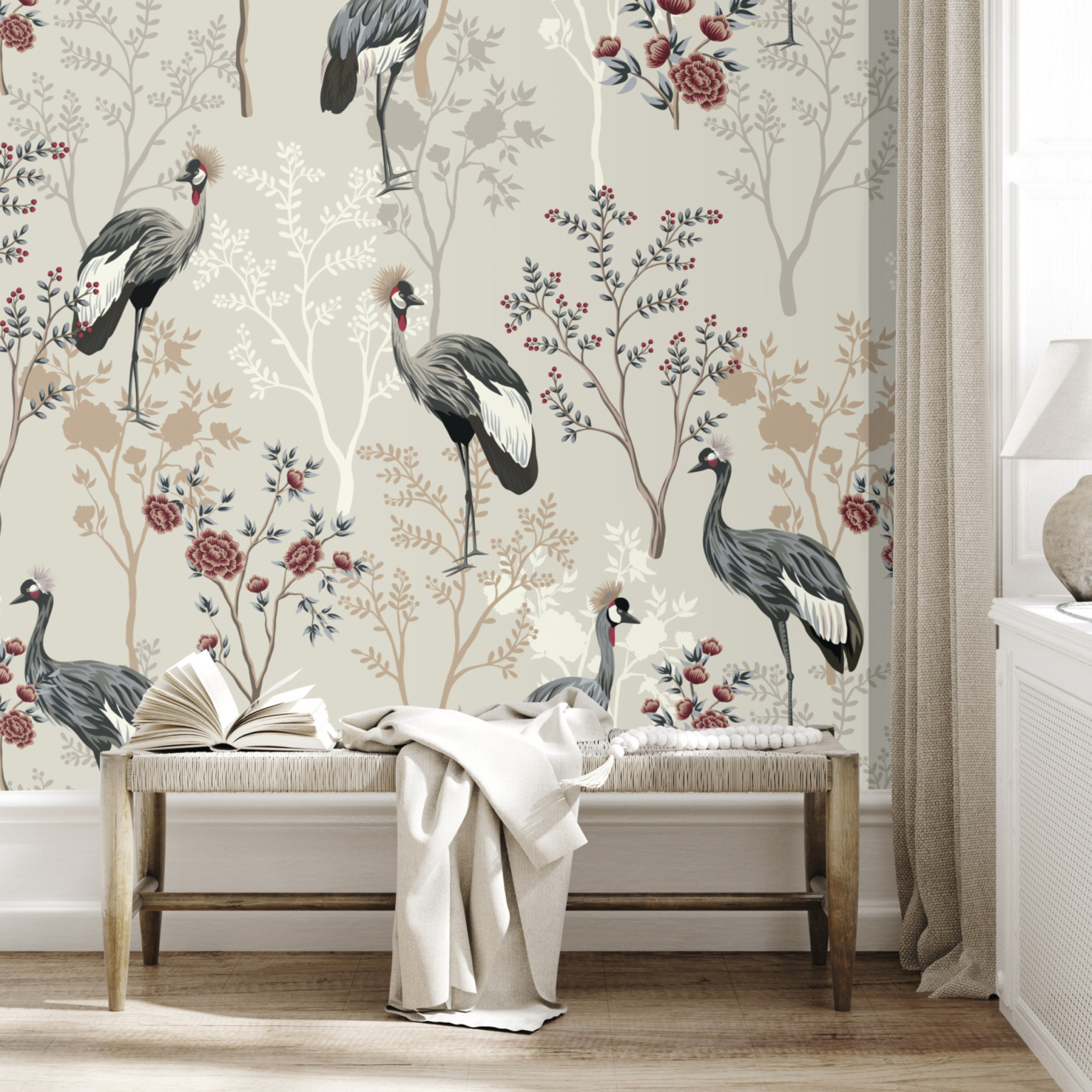 Chinoiserie Bird - Wall Creations